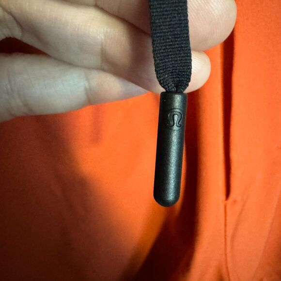 Lululemon Swim Trunks Mens Small Orange Channel Cross Lined Stretch Performance - Picture 3 of 11